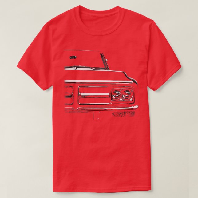 gmc gmc truck 1972 T-Shirt (Design Front)