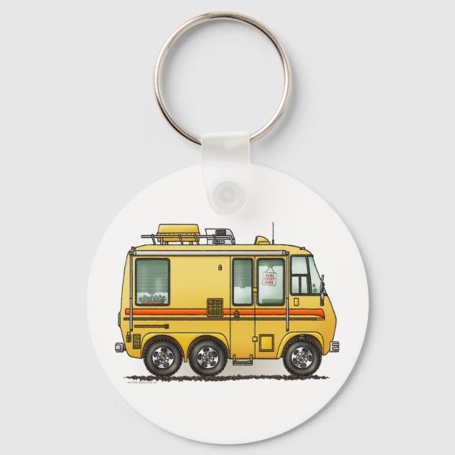 GMC Motor Home RV Keychain (Front)