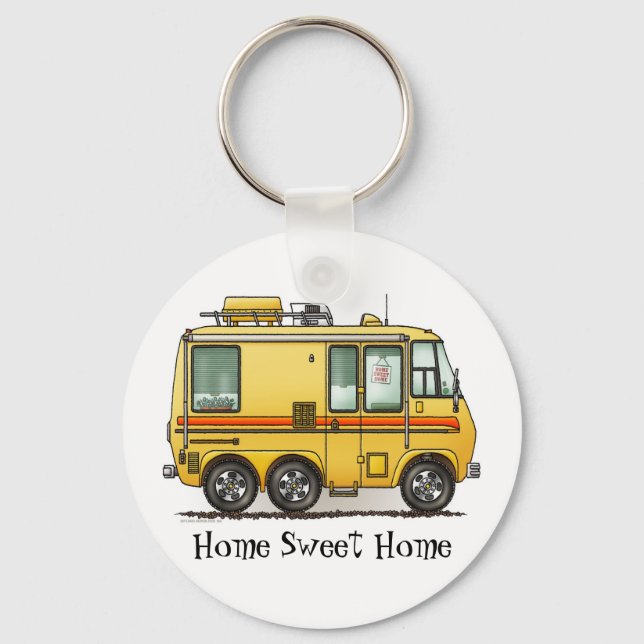 GMC Motor Home RV Keychain HSH (Front)