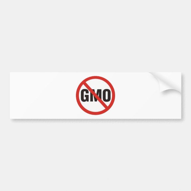 GMO Free Bumper Sticker (Front)