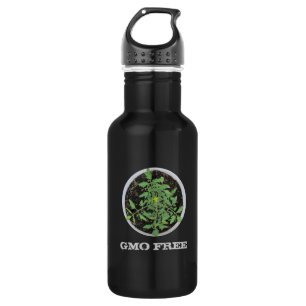 GMO FREE Heirloom Tomato Plant Peace Sign 532 Ml Water Bottle