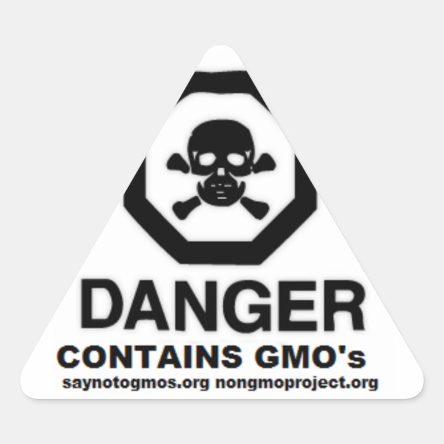 GMO sticker Say No to GMO's prop. 37 (Front)