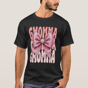 Gmomma Coquette Bow Pink Cute Grandma Mother's Day T-Shirt
