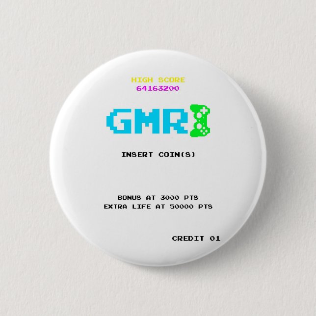 GMR 6 CM ROUND BADGE (Front)