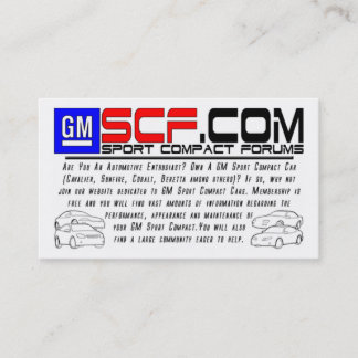 GMSCF.com Business Card