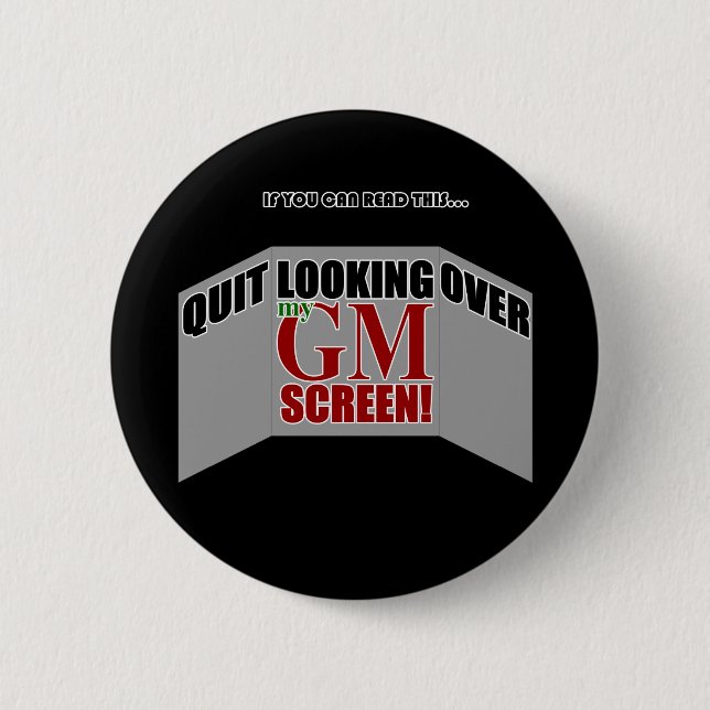 GMscreen 6 Cm Round Badge (Front)