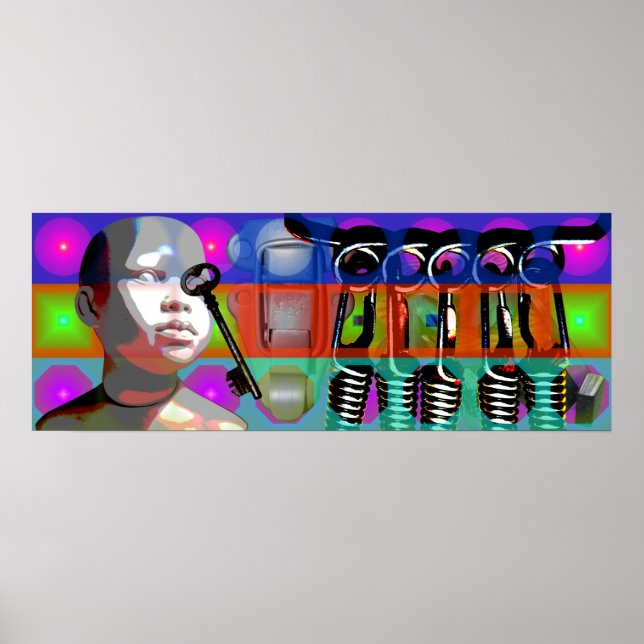 GMT 24 Heures Project Doll Pop Psychedelic Frame P Poster (Front)