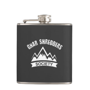 Gnar Shredders Society Hip Flask