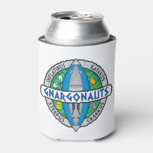 Gnargonauts Funny Inflatable Kayaker Can Cooler