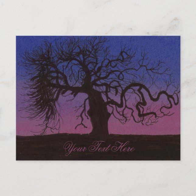 Gnarly Tree Postcard (Front)