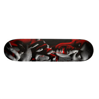 Gnarly zombie skateboard