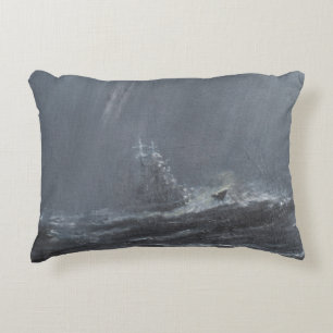 Gneisenau Storm in the North Sea 1940. 2006 Decorative Cushion