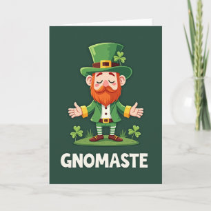 Gnomaste Leprechaun Hello Card