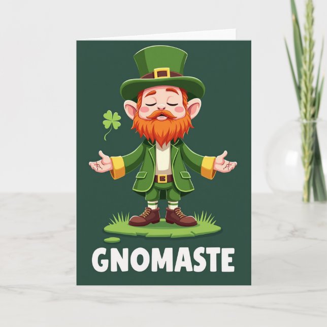 Gnomaste Welcome Friend Card (Front)