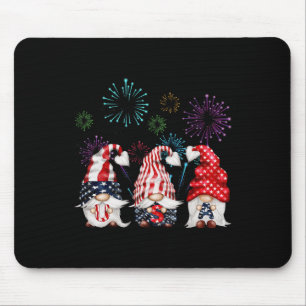 Gnome 4th Of July Independence Day Freedom Day Of Mouse Pad