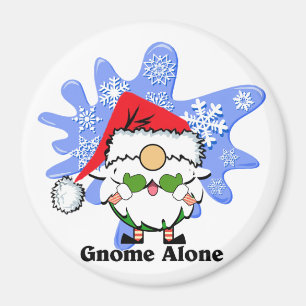 Gnome Alone Funny Christmas Movie Parody Red Green Magnet