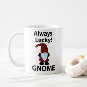 Gnome Always Lucky Gnome Coffee Mug
