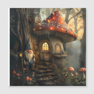 Gnome and mushroom house design