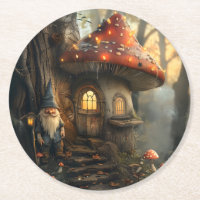 Gnome and mushroom house design