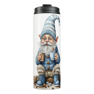 Gnome and winter season thermal tumbler