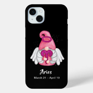 Gnome Aries Astrology Sign Angel iPhone 15 Mini Case