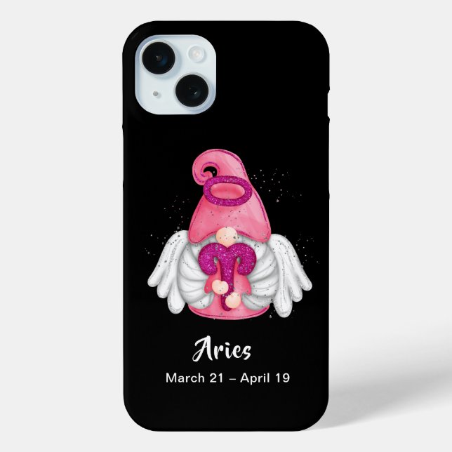 Gnome Aries Astrology Sign Angel Case-Mate iPhone Case (Back)