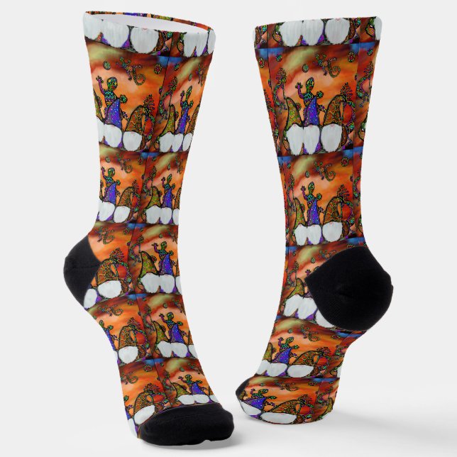 Gnome  Art Socks (Angled)