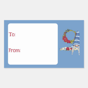 Gnome at Home Gift Tag