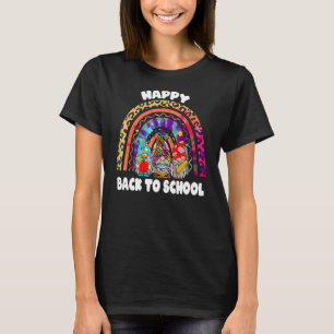Gnome Back To School 100th Day Teacher Women Men K T-Shirt