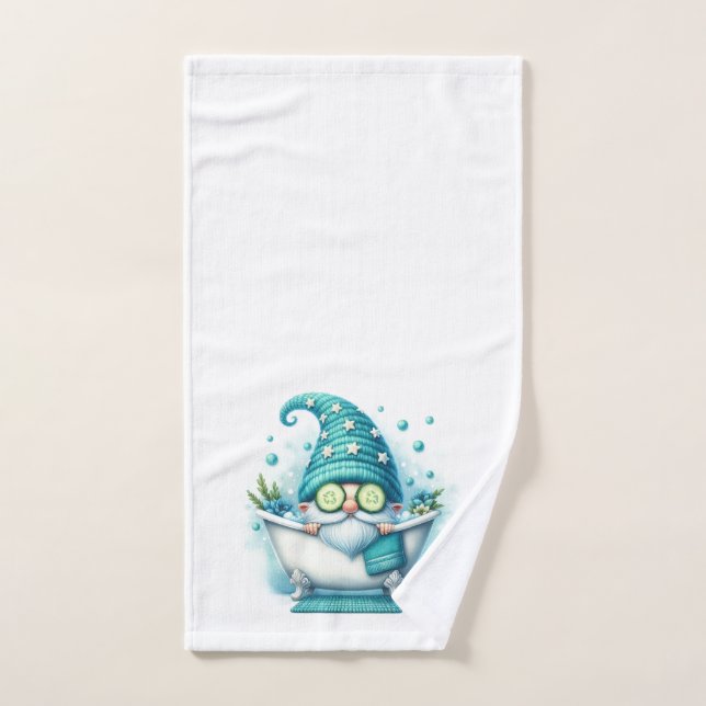 Gnome Bathroom Hand Towel (Hand Towel)