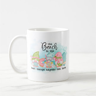 Gnome Beach Coffee Mug