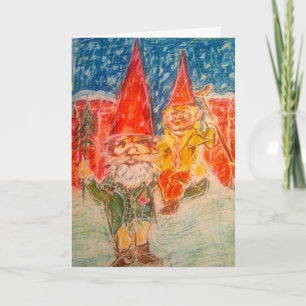 Gnome Bless Us Christmas Card