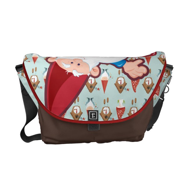 Gnome-body: Rickshaw Medium Zero Messenger Bag (Front)