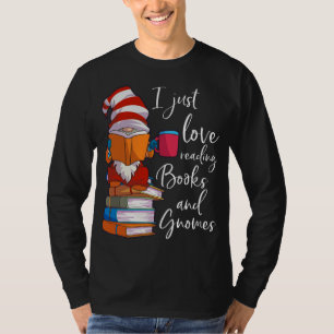 Gnome Book Lover Reading Club Gnome Lover T-Shirt
