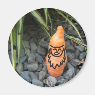 Gnome Carrot Magnet