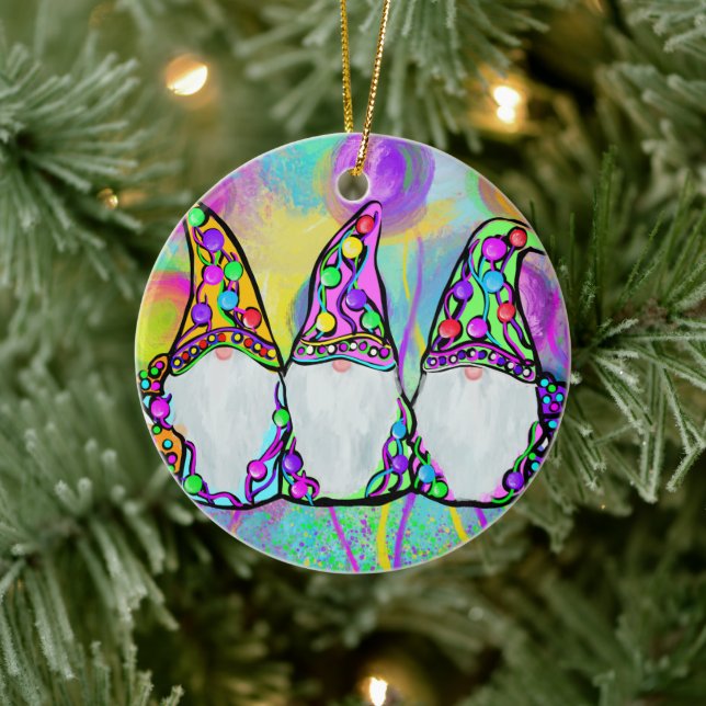 GNOME         CERAMIC ORNAMENT (Tree)