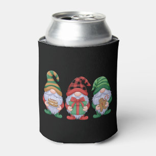 Gnome Christmas Gnomes Cute Gnomies Holidays  Can Cooler