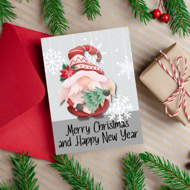 Gnome Christmas Greeting Card (Creator Uploaded)