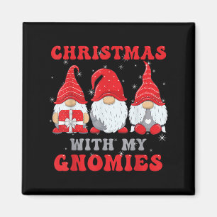 Gnome Christmas Merry Christmas Family Matching Ch Magnet