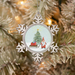 Gnome Christmas Ornament