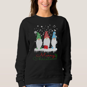 Gnome Christmas Pyjamas  Garden Gnome Merry Christ Sweatshirt