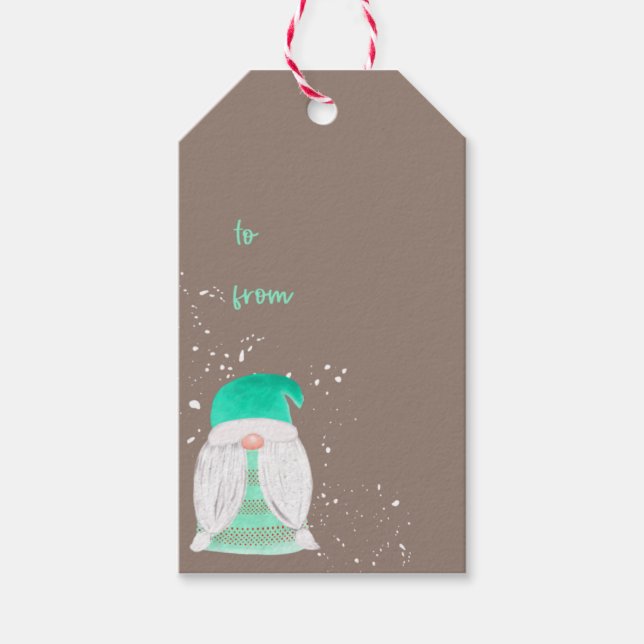 Gnome/Christmas Tags (Front)
