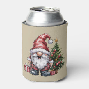 Gnome Christmas Winter Season Gnomes Lover Holiday Can Cooler