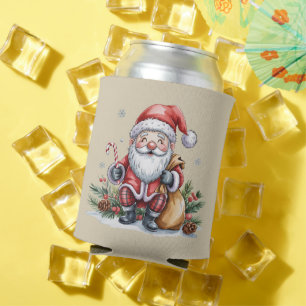 Gnome Christmas Winter Season Gnomes Lover Holiday Can Cooler