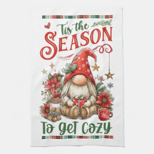 Gnome & Cocoa Holiday Tea Towel