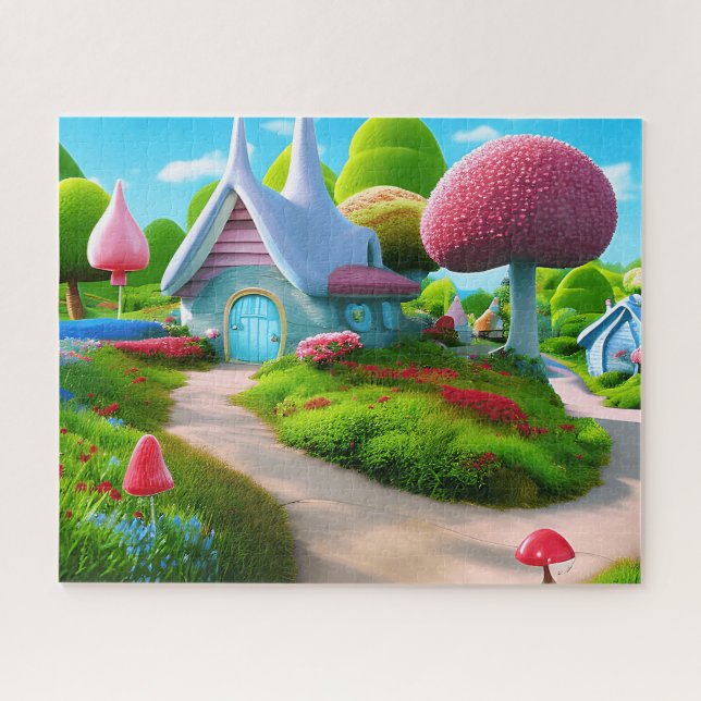 Gnome Cottage Jigsaw Puzzle (Horizontal)