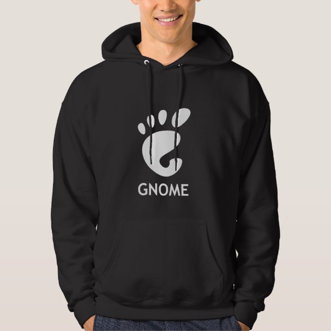 Gnome (desktop environment) hoodie (Front)