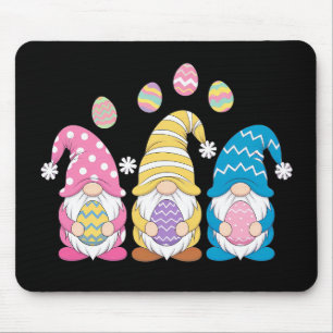 Gnome Easter Colourful Cute Eggs Spring Holiday Mouse Pad