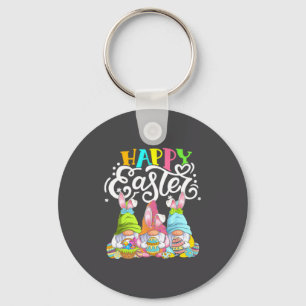 Gnome Easter Hug Egg Bunny Gnome Spring Gnomies Ha Key Ring