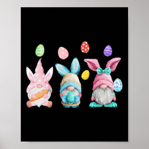 Gnome Easter Outfit Eastern Tees Poster